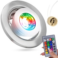 RGB STROPNÉ SVIETIDLO DO IZBY PRE tínedžerov okrúhle STROPNÉ LAMPY CHROM RGB STROPNÉ SVIETIDLO DO IZBY PRE tínedžerov okrúhle STROPNÉ LAMPY CHROM