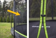 Vnútorná sieť na 8ft trampolínu LEAN SPORT PRO Vnútorná sieť na 8ft trampolínu LEAN SPORT PRO