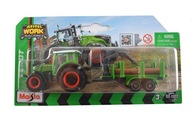 Traktor MAISTO Fendt s prívesom zelená 15590 Traktor MAISTO Fendt s prívesom zelená 15590