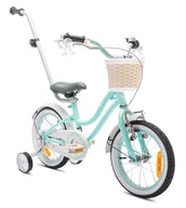 BMX bicykel 14 palcový detský bicykel.Sprievodca košíkom