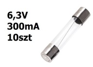 Axiálna žiarovka 6,3V DC 0,3A 31mm 10ks