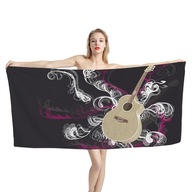 osuška do kúpeľa 3D Retro gitarová hudba d osuška do kúpeľa 3D Retro gitarová hudba d