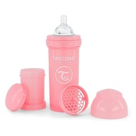 TwistShake Antikoliková fľaša 260ml ružová 2m+ TwistShake Antikoliková fľaša 260ml ružová 2m+