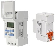 Elektronický časový programátor Timer 3600W LCD displej na DIN lištu Elektronický časový programátor Timer 3600W LCD displej na DIN lištu