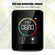 CO2 monitor vzduchu detektor oxidu uhličitého sklo