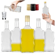 50x WAVE FĽAŠE 500 ml + sklenené fľaše LONG CAP na moonshine vodku 50x WAVE FĽAŠE 500 ml + sklenené fľaše LONG CAP na moonshine vodku