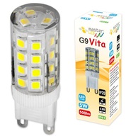 LED žiarovka G9 SMD 2835 5W 230V 500lm do lustrov