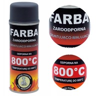 Žiaruvzdorná farba v spreji 400ml Hansa MODRÁ 800°