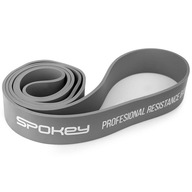 Tréningová guma Spokey Power II, šedá - super tvrdá Tréningová guma Spokey Power II, šedá - super tvrdá