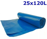 LDPE vrecia na odpadky 25 x 120L modré LDPE vrecia na odpadky 25 x 120L modré