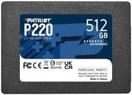 Pamäť Patriot Memory P220 512GB 2,5''SATA III SSD Pamäť Patriot Memory P220 512GB 2,5''SATA III SSD