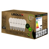 6x LED žiarovka E27 A60 18W 1800lm 3 LEDLUX FARBY