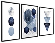 Grafické plagáty ABSTRAKTNÉ GEOMETRIE OBRÁZKY 3 ks Grafické plagáty ABSTRAKTNÉ GEOMETRIE OBRÁZKY 3 ks