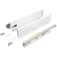 VERTEX PUSH EMUCA zásuvka, biela, stredná L-450mm H-131 plnovýsuv 40kg VERTEX PUSH EMUCA zásuvka, biela, stredná L-450mm H-131 plnovýsuv 40kg