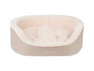 amiplay Ellipse posteľ Aspen L Beige