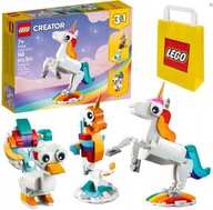Taška LEGO CREATOR Čarovný jednorožec 3v1 Morský koník PAW 145 kociek 7+ Taška LEGO CREATOR Čarovný jednorožec 3v1 Morský koník PAW 145 kociek 7+