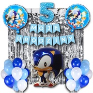 Sada Sonic Balloons 5 narodeninových dekorácií Sada Sonic Balloons 5 narodeninových dekorácií
