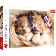 Puzzle 500 dielikov Spiace mačiatka Puzzle 500 dielikov Spiace mačiatka
