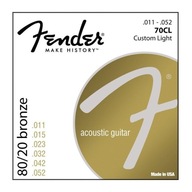 Fender 70CL 11-52 struny (akustická gitara) Fender 70CL 11-52 struny (akustická gitara)