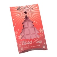 Ružová čokoláda M.Pelczar Chocolatier Ruby Świąteczna 85g Ružová čokoláda M.Pelczar Chocolatier Ruby Świąteczna 85g