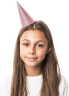 Trblietavé narodeninové čiapky RUŽOVÉ (6 ks)