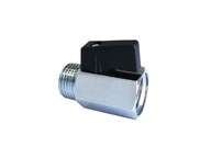 MINI guľový ventil 1/4'' M/F KVALITA PN30 MINI guľový ventil 1/4'' M/F KVALITA PN30