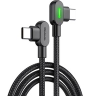 2m PD USB-C kábel lomený typ C 3A 60W Mcdodo LED 2m PD USB-C kábel lomený typ C 3A 60W Mcdodo LED