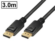 Kábel DisplayPort-DisplayPort v1.4 UHD 4K/120Hz 3m Kábel DisplayPort-DisplayPort v1.4 UHD 4K/120Hz 3m