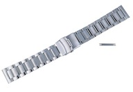 OCEĽOVÝ NÁRAMOK 20 MM, celostrieborné PVD články OCEĽOVÝ NÁRAMOK 20 MM, celostrieborné PVD články