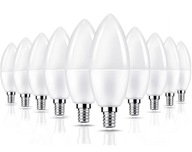 10 X E14 LED žiarovka 8W=40W SMD 820lm 270° Úspora energie bez blikania 10 X E14 LED žiarovka 8W=40W SMD 820lm 270° Úspora energie bez blikania