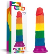 DILDO S PRÍSAVKOU ANÁLNA VAGINÁLNA RAINBOW XXL DILDO S PRÍSAVKOU ANÁLNA VAGINÁLNA RAINBOW XXL