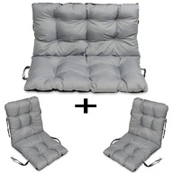 RATTAN nábytkové podsedáky 120x60x50 sada 2+1 OCEL RATTAN nábytkové podsedáky 120x60x50 sada 2+1 OCEL