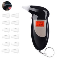 ELEKTRONICKÝ PROFESIONÁLNY LCD tester alkoholu + 12 náustkov ELEKTRONICKÝ PROFESIONÁLNY LCD tester alkoholu + 12 náustkov