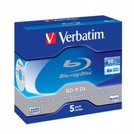 VERBATIM BLU-RAY disky 6x BD-R DL 50GB 5 ks. klenot VERBATIM BLU-RAY disky 6x BD-R DL 50GB 5 ks. klenot