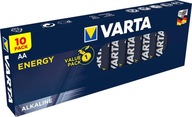 VARTA PRIEMYSELNÉ ALKALICKÉ BATÉRIE LR6 R6 AA x10 VARTA PRIEMYSELNÉ ALKALICKÉ BATÉRIE LR6 R6 AA x10