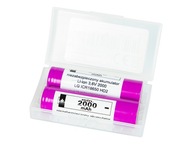 Li-Ion batéria 3,6v 2000mAh 25A 18650 LG 2 ks. Li-Ion batéria 3,6v 2000mAh 25A 18650 LG 2 ks.
