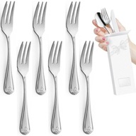 AMEFA 6 x CUTLERY 5280 DUKE SET HRUBÉ VIDLICE NA TORTY RETRO ŠTÝLU AMEFA 6 x CUTLERY 5280 DUKE SET HRUBÉ VIDLICE NA TORTY RETRO ŠTÝLU