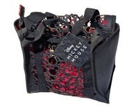 Čierna prelamovaná kabelka Minnie Mouse pre dievčatá