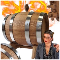 DUBOVÝ SUD 5L NA MESAČNÝ ALKOHOL WHISKY VÍNO VIANOČNÝ DARČEK | GRAVÍROVANIE | DUBOVÝ SUD 5L NA MESAČNÝ ALKOHOL WHISKY VÍNO VIANOČNÝ DARČEK | GRAVÍROVANIE |