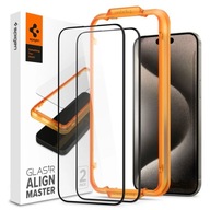 Tvrdené sklo pre iPhone 15 Pro Max Spigen 2 ks Tvrdené sklo pre iPhone 15 Pro Max Spigen 2 ks