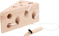 INTERPLACE drevená šnúrka do topánok MOUSE and CHEESE INTERPLACE drevená šnúrka do topánok MOUSE and CHEESE