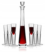 Vodka likérová sada, karafa 300 ml + 6 pohárov 30 ml Krosno Empire