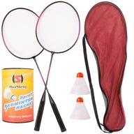 Bedmintonový set, 2 rakety, 2 loptičky, obal