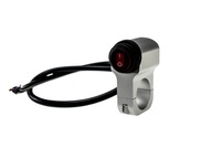 Vypínač, vypínač LED CNC 1 palcový strieborný Vypínač, vypínač LED CNC 1 palcový strieborný