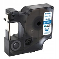 Páska DYMO D1 43611 6 mm číra/modrá Páska DYMO D1 43611 6 mm číra/modrá