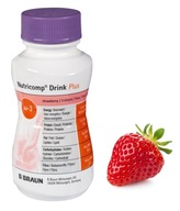 Nutri comp Drink Plus SET 12x200ml jahoda Nutri comp Drink Plus SET 12x200ml jahoda