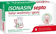 Isonasin SEPTO nosové kvapky 20 ampuliek