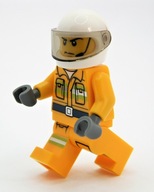 Lego figúrka hasič pilot v prilbe cty0968 F0109
