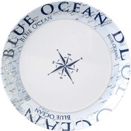 Jedálenský tanier Brunner Blue Ocean 25 cm melamínový
