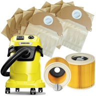 10x TAŠKY + FILTER PRE KARCHER MV2 WD2 A2004 10x TAŠKY + FILTER PRE KARCHER MV2 WD2 A2004